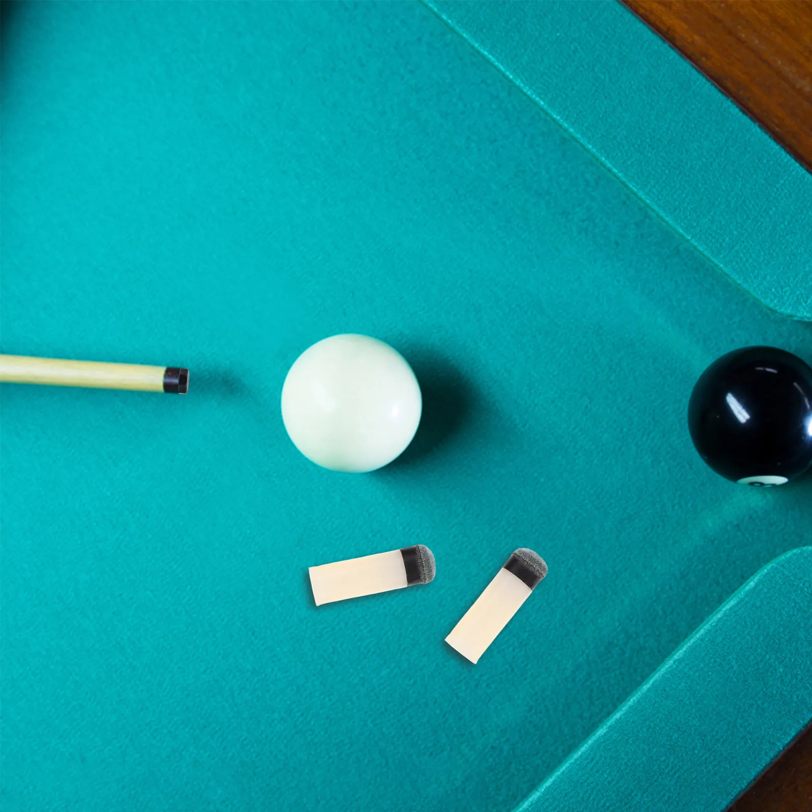 

8Pcs Billiard Cue Tip Repair Kit Screw on Pool Stick Tips Replacement Accessories Pool Cue Supplies Tip Stick Replacement