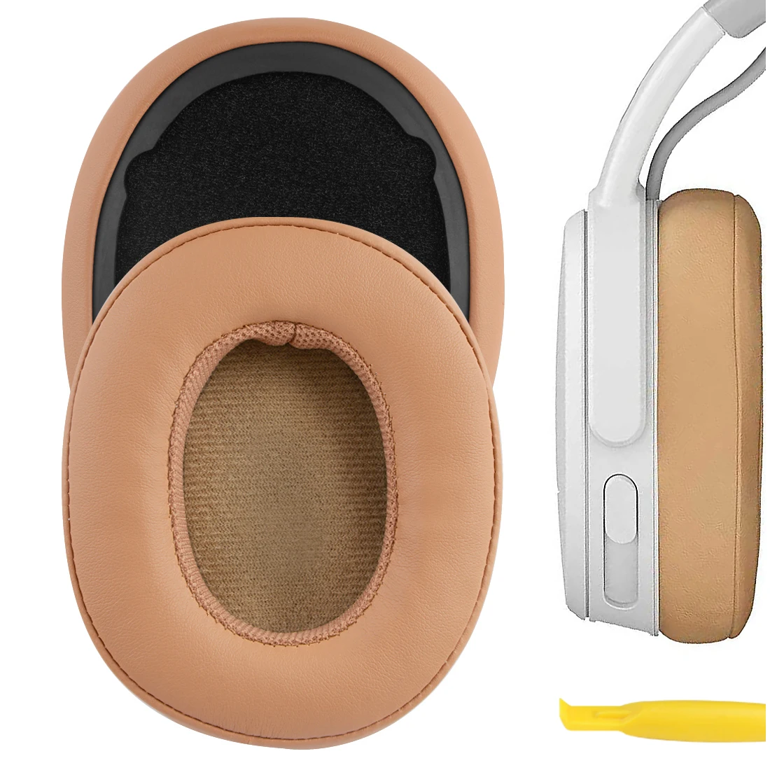 Geeklia-skullcandyの交換用イヤーパッド、ワイヤレスクラッシャー、クラッシャーevo、クラッシャーanc、hesh 3、ヘッドフォン