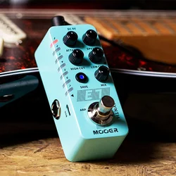 MOOER Polyphonic Guitar Synth Pedal Processor E7 Custom Synthesizer Tones 7 Modes High Low Frequency with Individual Arpeggiator