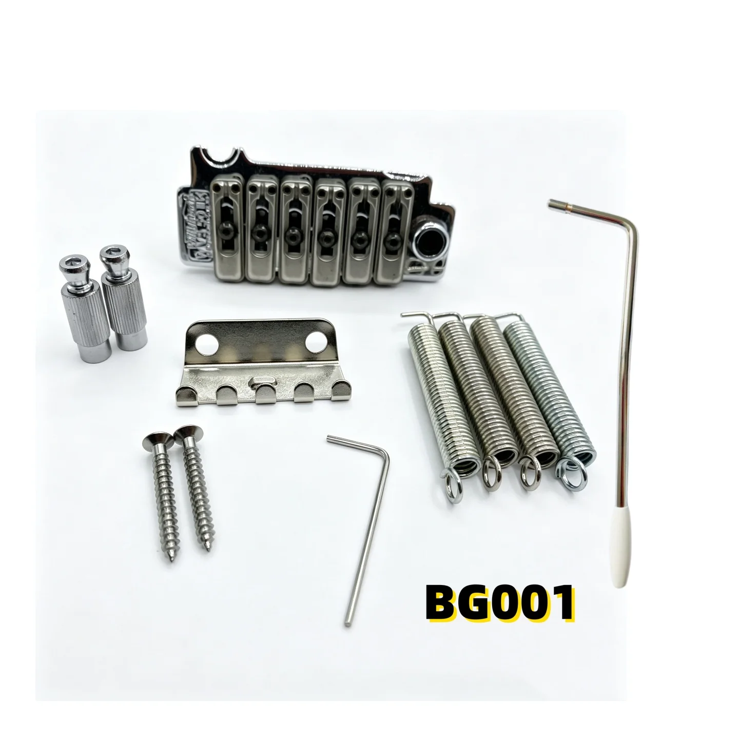BG001 Wilkinson WVS50IIK Electric Guitar Tremolo Bridge 2-Point Mount Short Block Vintage Style Guitar Bridge Stock