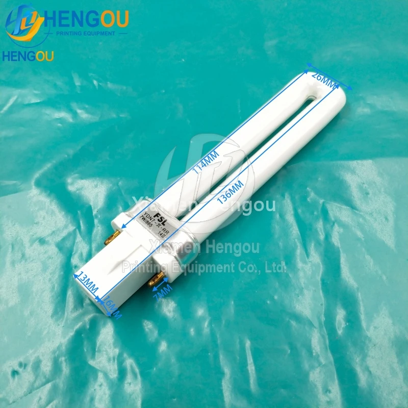 FREE SHIPPING 2 PIECES 136x26mm 7 Watt Hengoucn lamp 91.117.1321 Hengoucn fluorescent tube