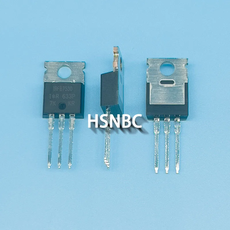 10Pcs/Lot IRFB7530PBF IRFB7530 FB7530 TO-220 60V 195A MOSFET N-Channel Field-effect Transistor 100% New Imported Original