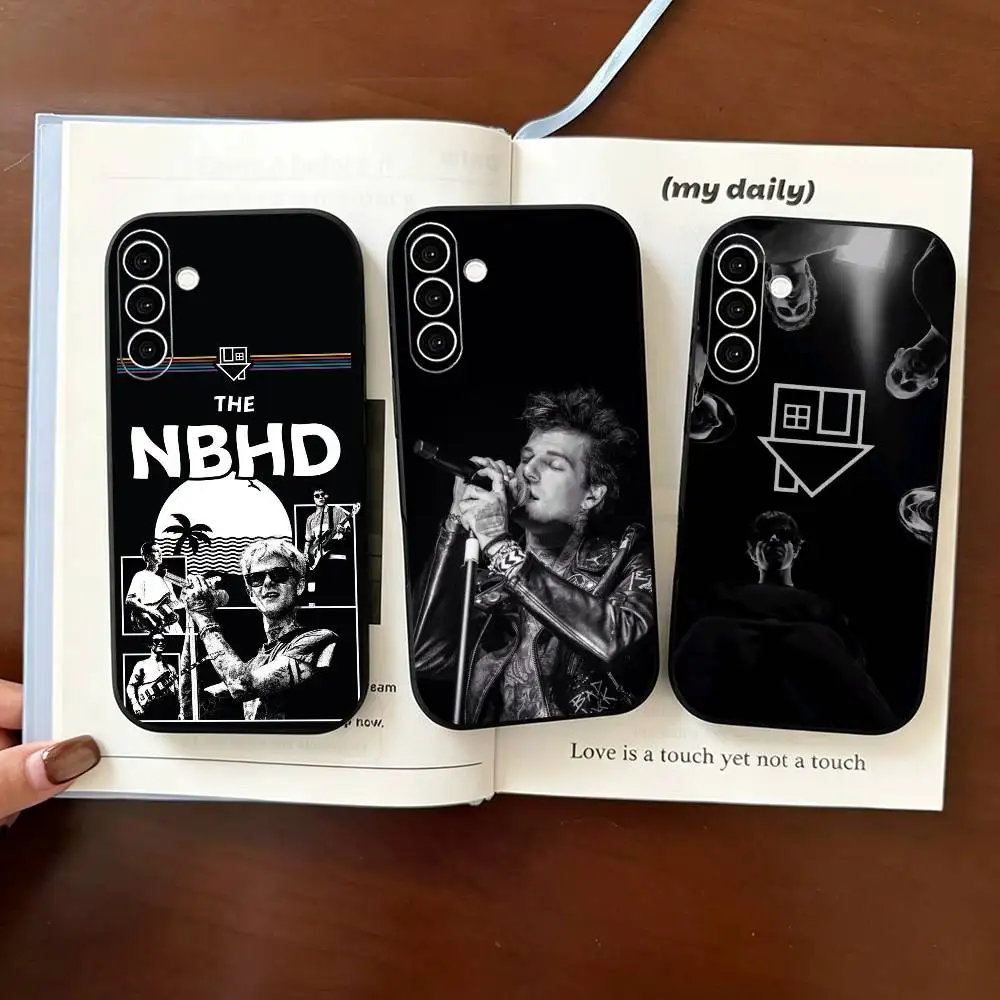 T-The-Neighbourhood Singer  Phone Case For Samsung Galaxy A73,A72,A71,A70,A53,A52,A51,Others Soft Black Cover