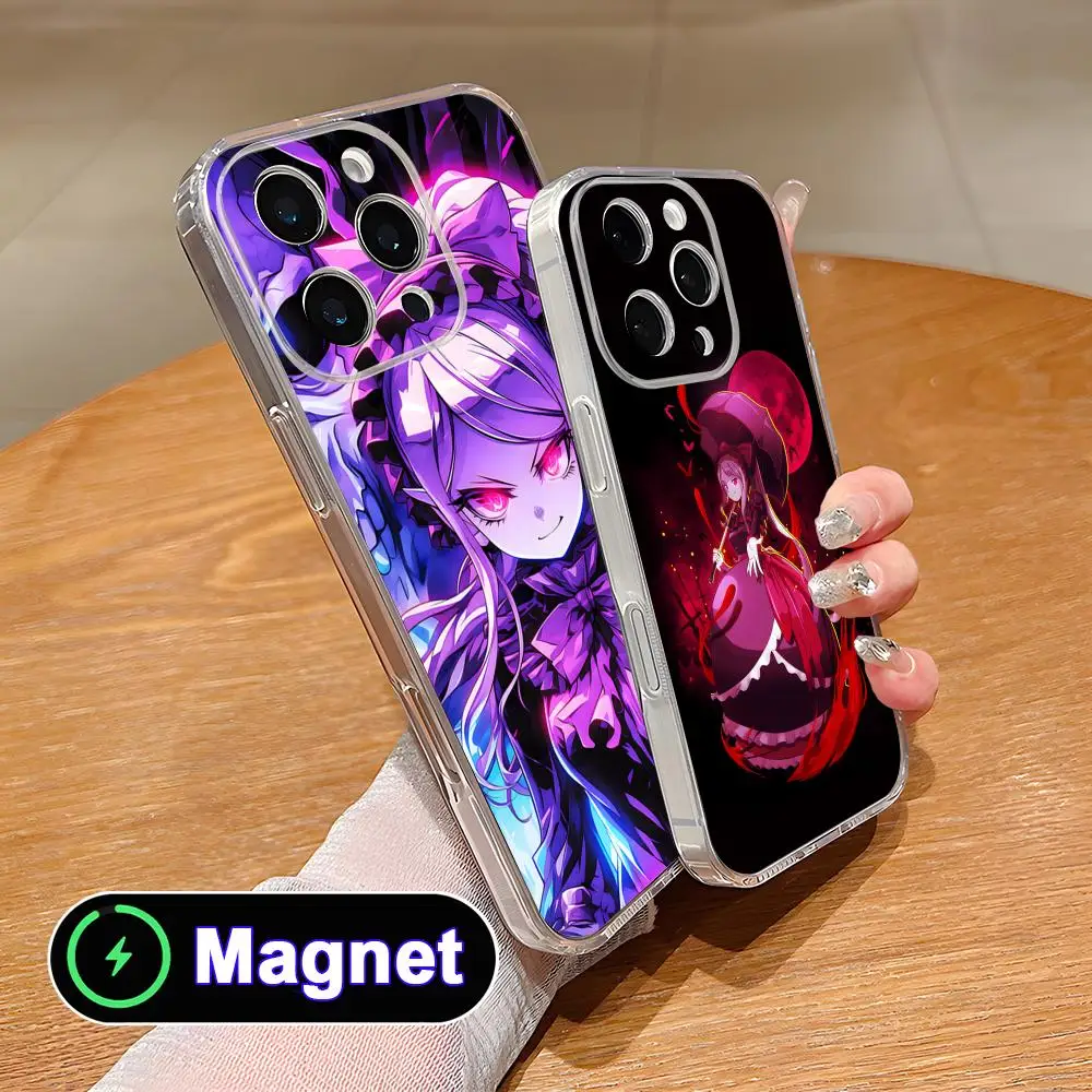 

Overlord Shalltear Phone Case for iPhone 17 16 15 14 13 12 11 Air Pro Max Plus Mini Soft TPU Clear Magsafe Cover