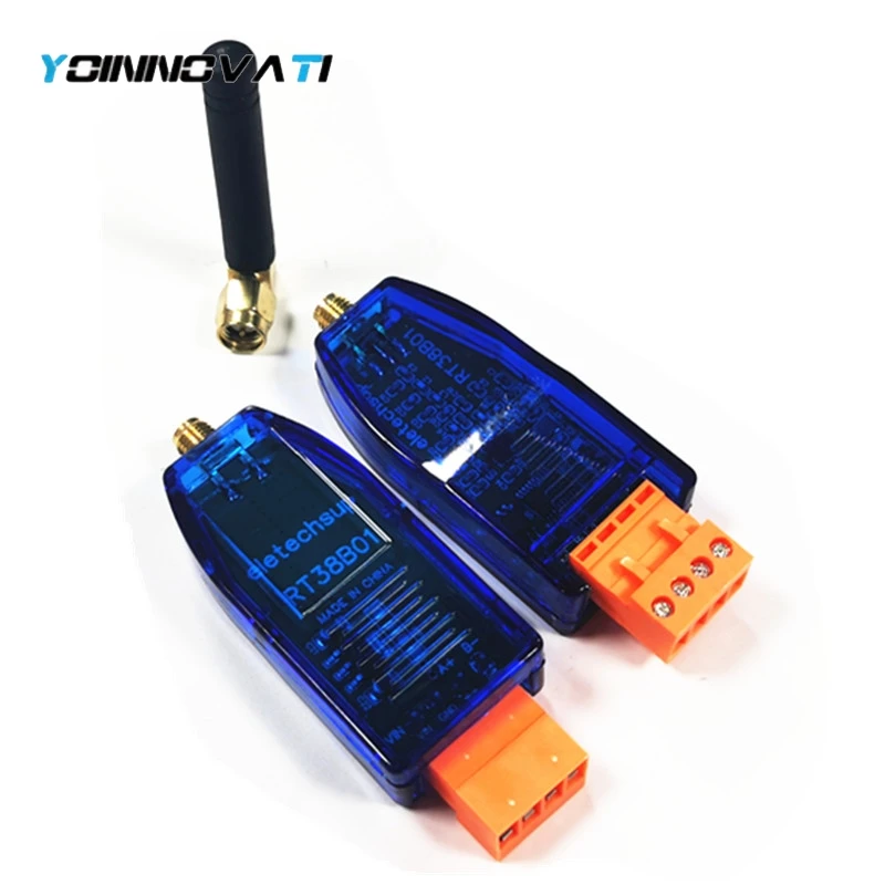 YT 2pcs - 5pcs  RT38B01 VHF/UHF Radio Modem RS485 Wireless Transceiver 20DBM 433mhz Transmitter and Receiver