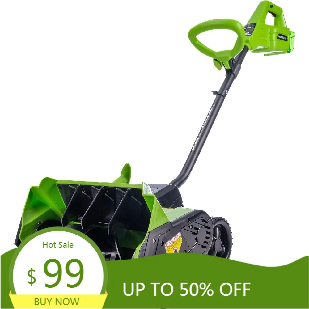 

Беспроводная электрическая лопата для снега на 40 В, бесщеточный двигатель, ширина 16 дюймов, 300 фунтов/мин (аккумулятор и зарядное устройство в комплекте