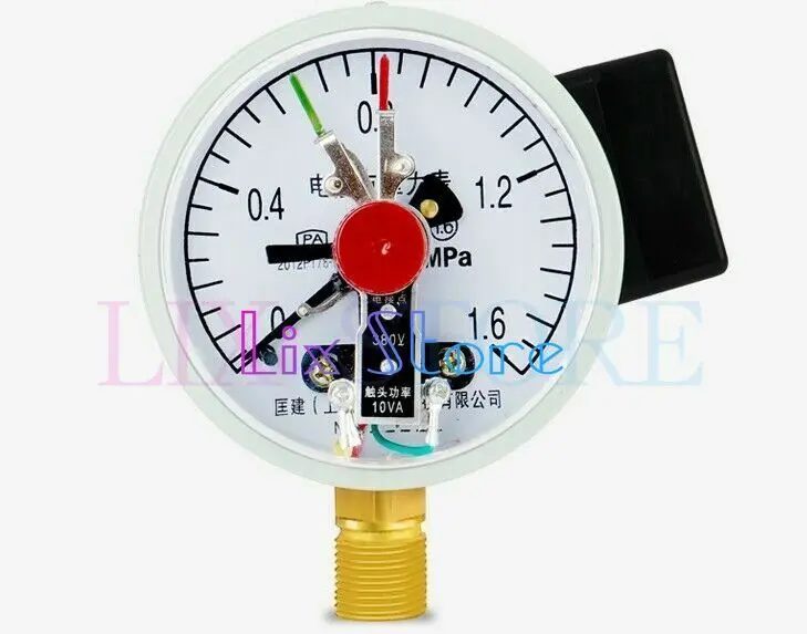 Electric contact pressure gauge YX100 pressure controller 220V380V automatic 10V