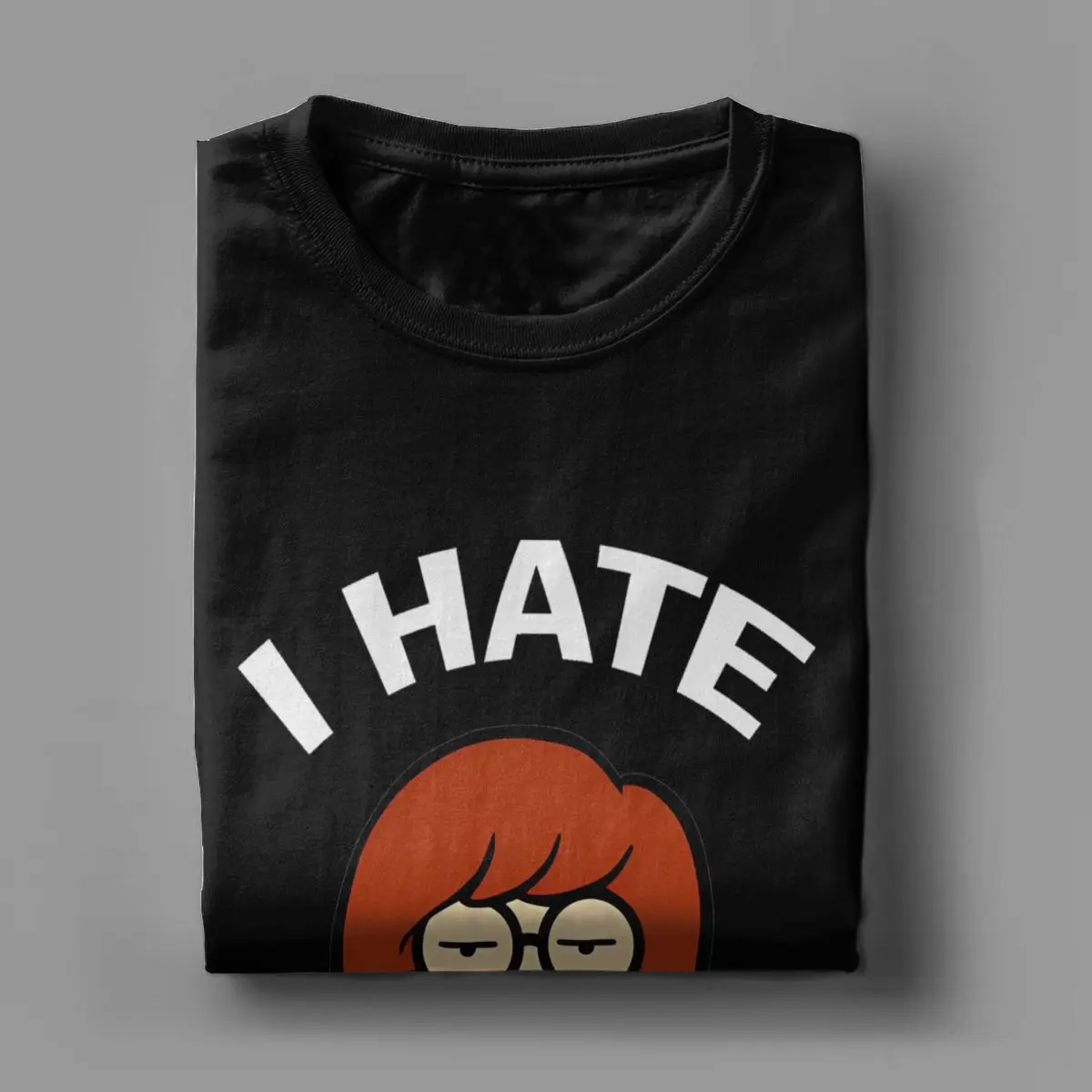 تي شيرت قطني بأكمام قصيرة للرجال ، تي شيرت MTV ، قمم بياقة مستديرة ، كرتون ، أنا أحب كل شيء ، فكاهة ، فكاهة ، MTV ، هدية #4