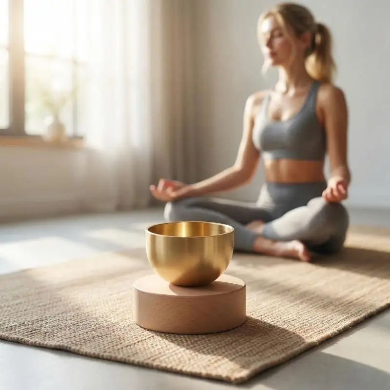 New Bowl Set Portable Mini Meditation Sound Bowl For Yoga Meditation Chakra Self-Regulation Decompression