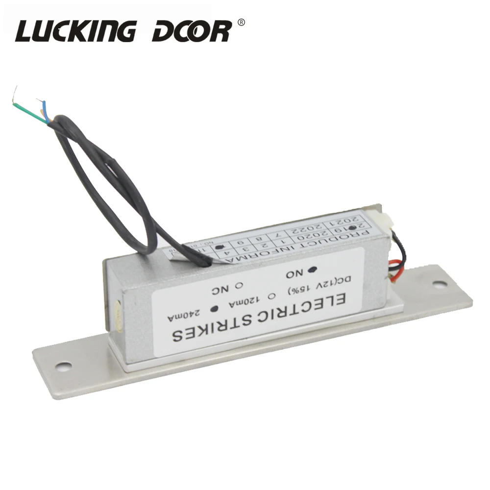 

Stainless DC 12V Electric Strike Door Lock For Access Control System Fail safe or Fail secure Electric Lock