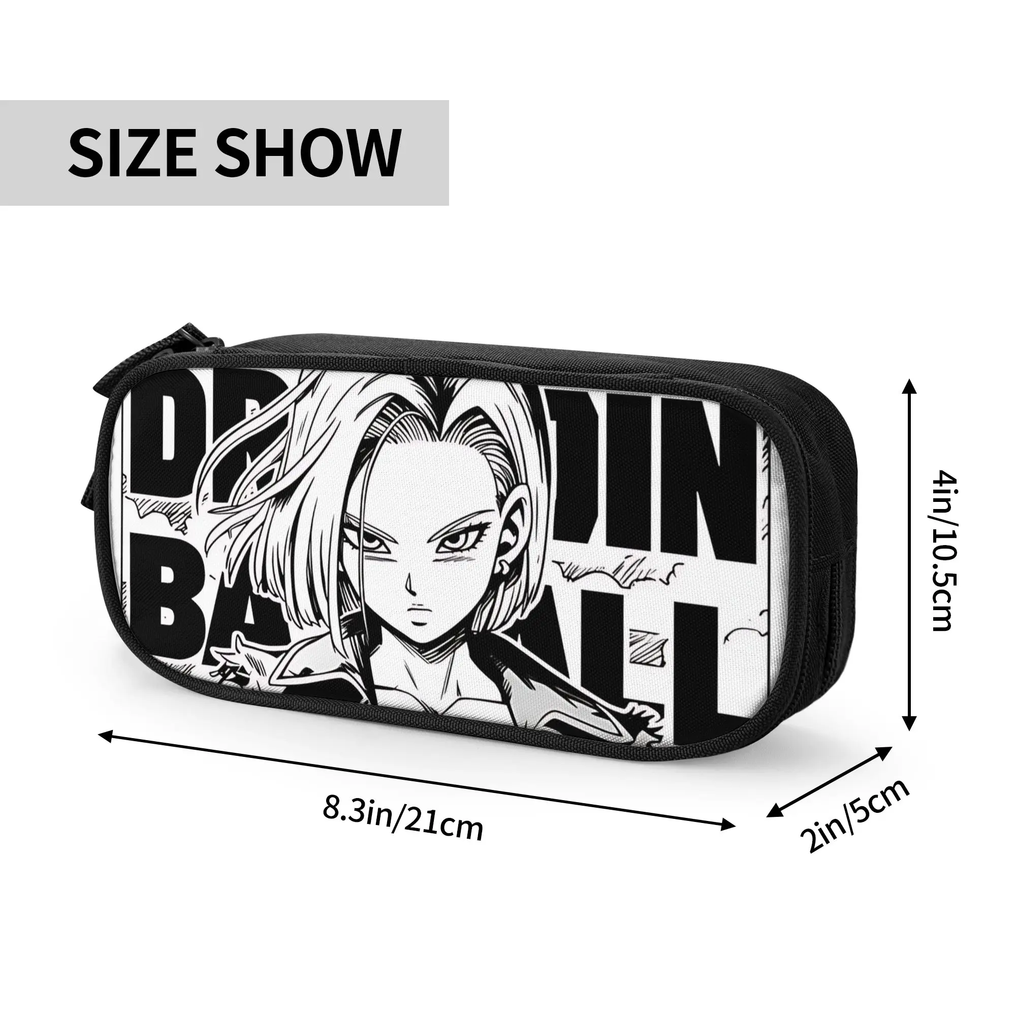 Custom Dragon Ball manga style Large Capacity Bags for Child  School Pencil Bag for Boys Gilrs Kids