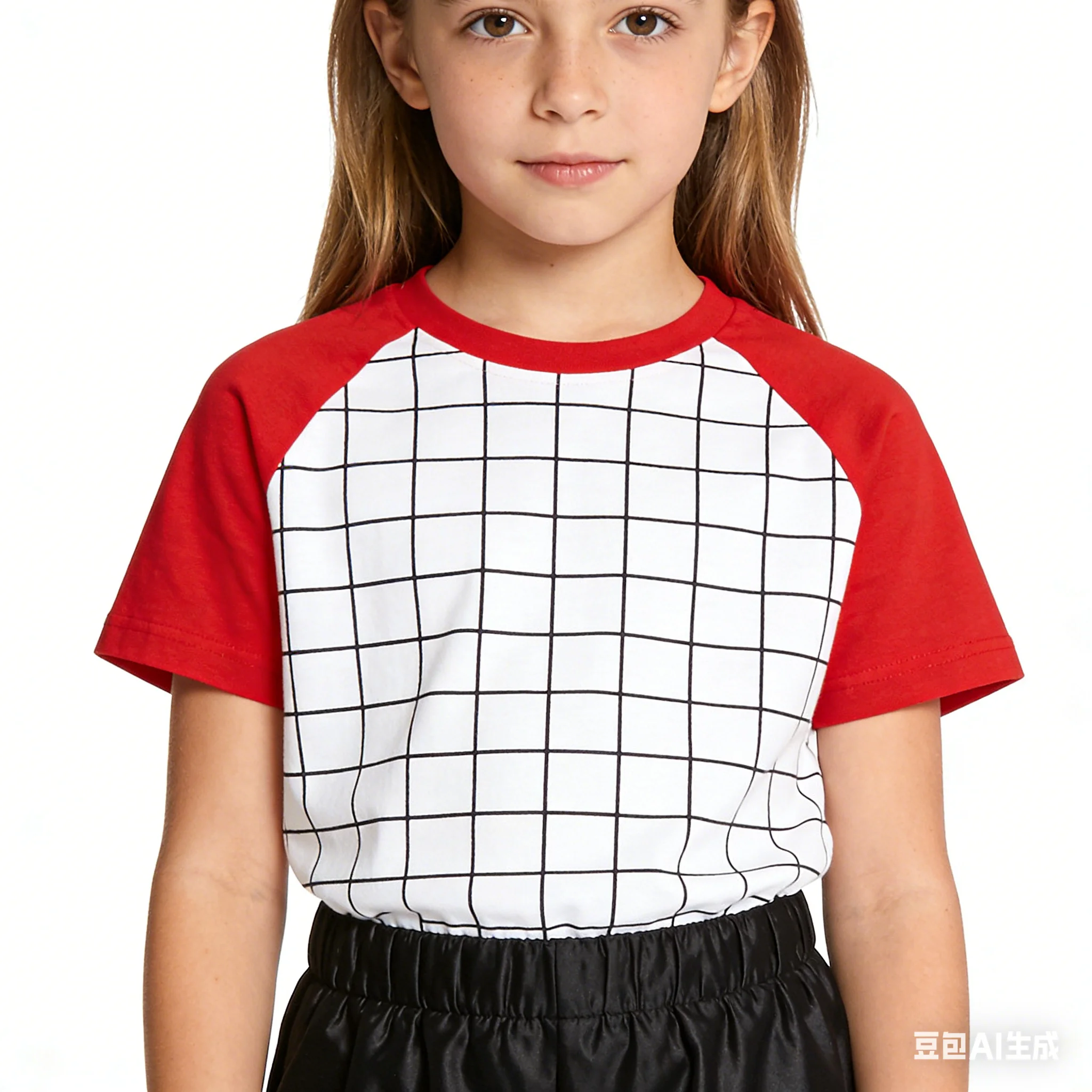 T-shirt de cosplay pour garçons et filles, motif Max Mayfield, personnage de dessin animé, rouge et blanc à carreaux, manches courtes, haut d'été, style décontracté, t-shirt à l'effigie d'un personnage d'anime.