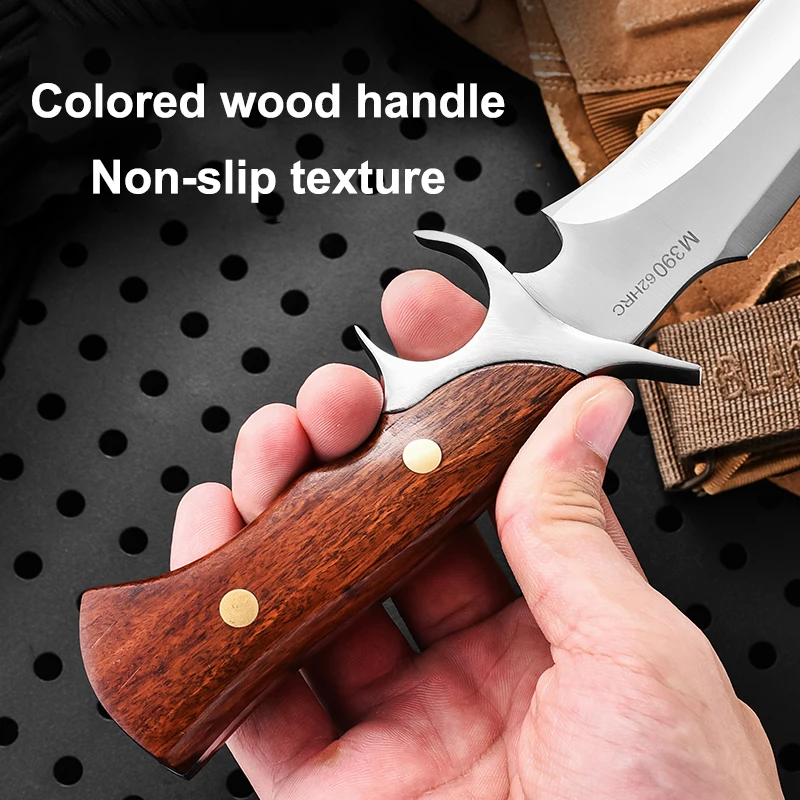 Outdoor Tool Fruit Knife Portable Mountaineering Camping Handle Meat Knife Fishing Portable Straight Knife