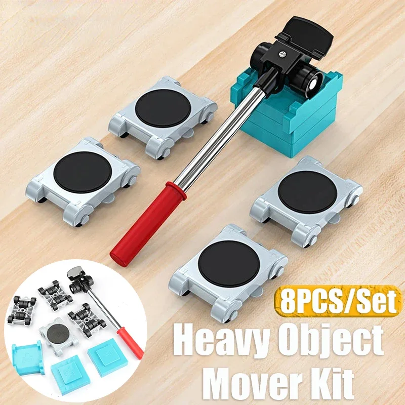 Heavy Duty Furniture Lifter Furniture Moving Transport Roller Set Heavy Duty Lifter Transport Tool Furniture Mover Roller Wheel