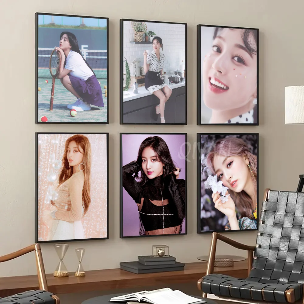 Kpop Girl Park Jihyo T-TWICE Poster Paper Print Home Living Room Bedroom Entrance Bar Restaurant Cafe Art Painting Decoration