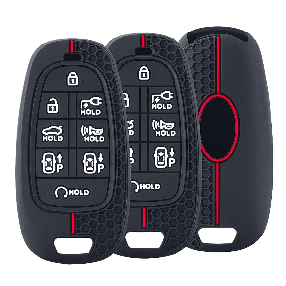 7/8 Buttons Silicone Car Remote Key Case for Hyundai Sonata Sel Ev 6 Ev 8 IONIQ 5 Nexo DN8 Fe Tucson Sonata Staria NX4 Ioniq