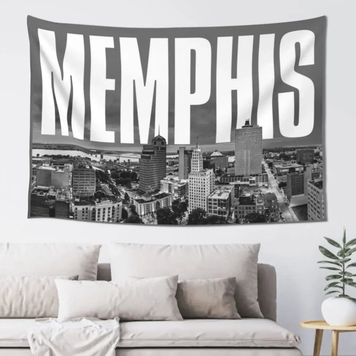 

Memphis Cityscape Tapestry Wallpapers Home Decor Room Aesthetic Cute Decor Kawaii Room Decor Tapestry