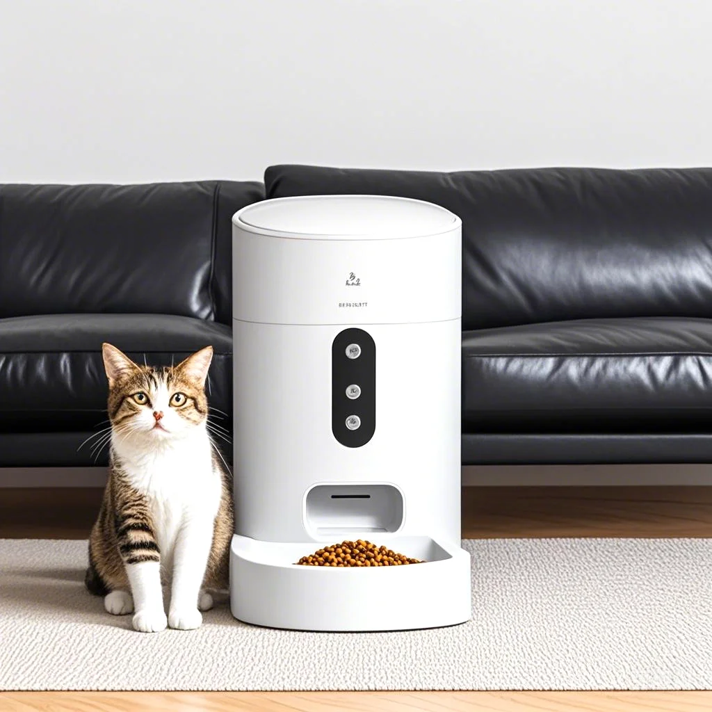 

Smart Wifi Video Version Pet Automatic Feeder Eco-Friendly Timed Quantitative Automatic Feeder Cats Dogs Charge Power