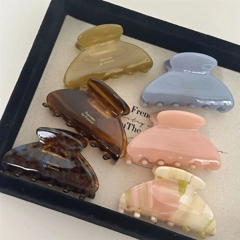 

Korean Style Acetate Hair Clip Ins Fashion Simple Elegant High Ponytail Half Up Clip