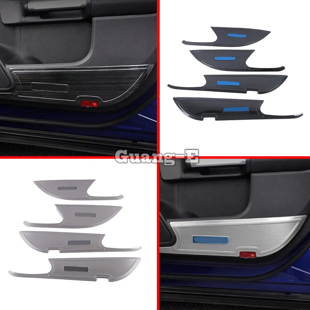 

For Mercedes Benz GLB Class W247 X247 2019 2020 2021 2022 2023 Car Anti-Kick Board Sticker Decoration Frame Interior Accessories