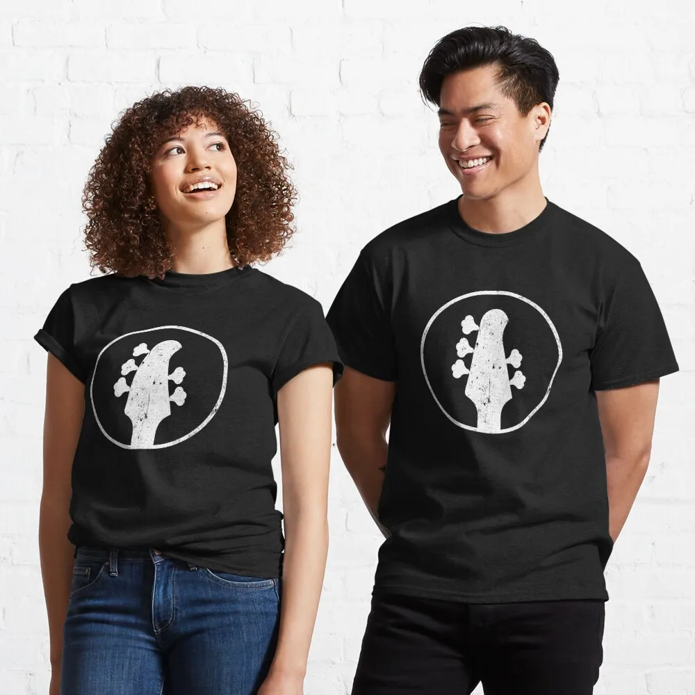 5 String Bass Over Under Headstock Bass Player Gift Idea Classic T-Shirt For Men Clothing Women Short Sleeve Tees