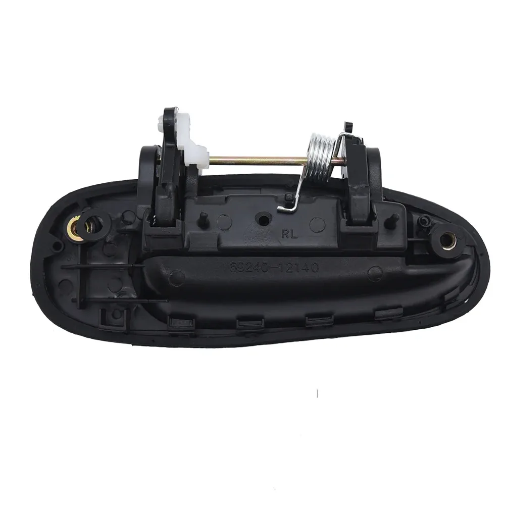 2 Pcs Black For TOYOTA COROLLA 1993-1997 Car Exterior Outside Outer Door Handle Front Rear Left Right 69220-12160, 69210-12160