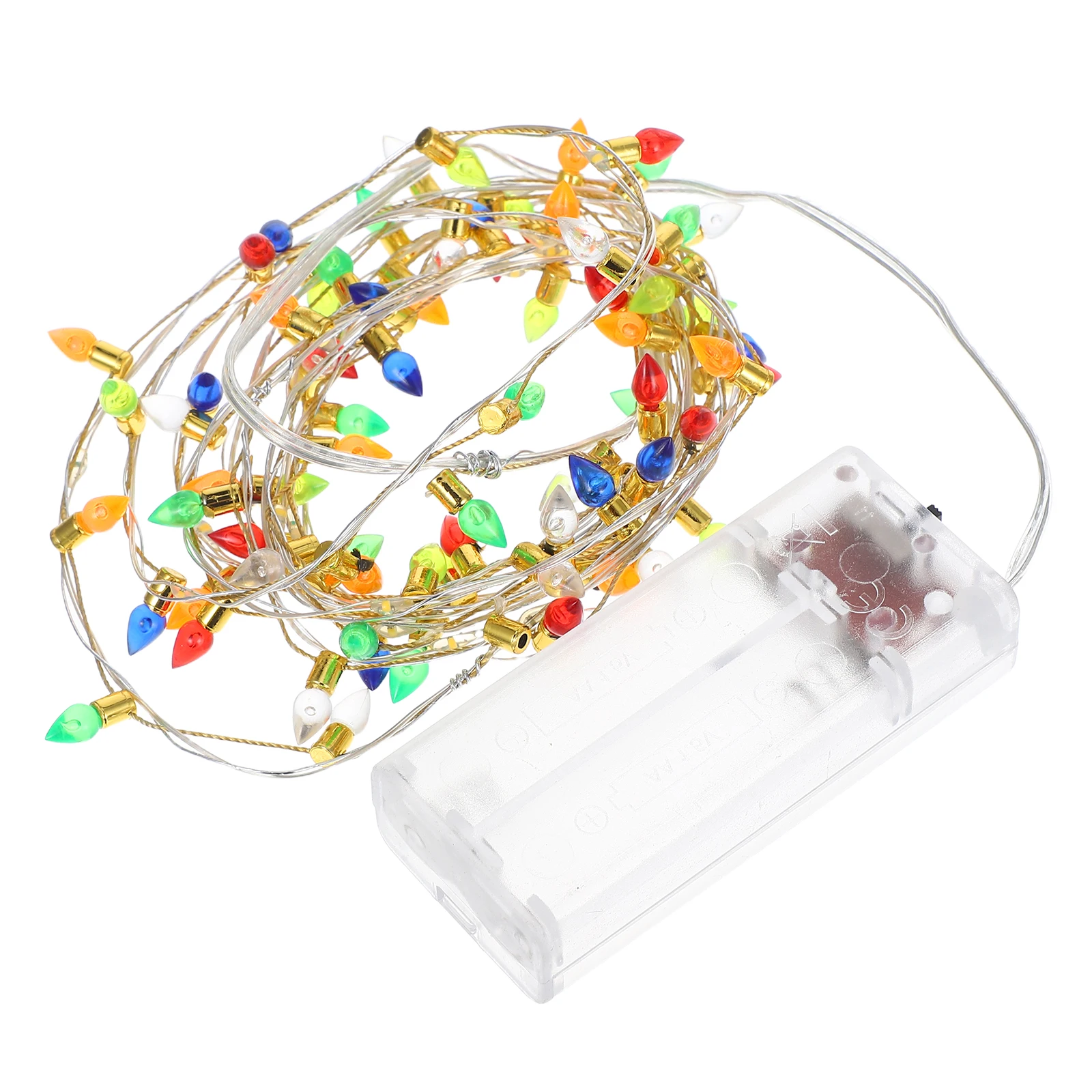 

2M 20LED Ambient Light String Operated Fairy Lights for Bedroom Decorative LED Patio Holiday Lighting Multicoloured