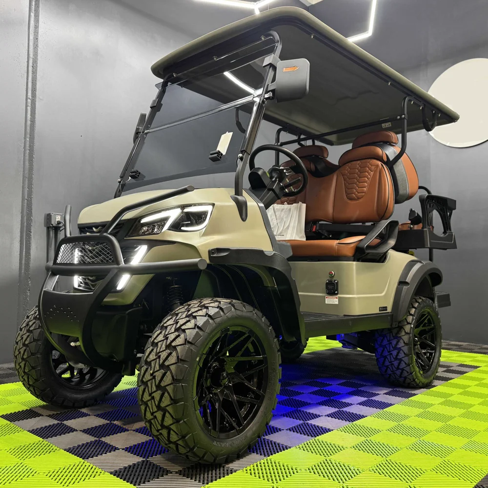 MMC Горячая цена агентства продажи Высокопроизводительная новая 48 В 60 В 72 В 4000 Вт 5000 Вт 7000 Вт 2 4 6-местная электрическая тележка для гольфа