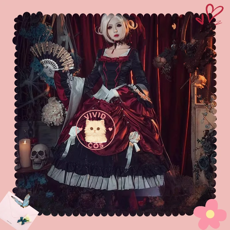 

Identity V Cosplay Costumes for The Red Lady's Midsummer Tea Party Look Gothic - Style Role- Playing Suit Female Cosplay Costume
