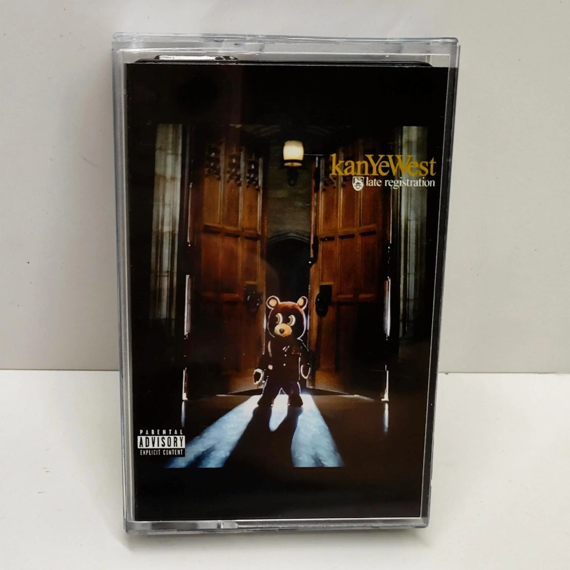 Pop Rap Ye Kanye West Music Cassette Late Registration Album Gold Digger Music Tape Cosplay Walkman Recorder Car Soundtracks Box