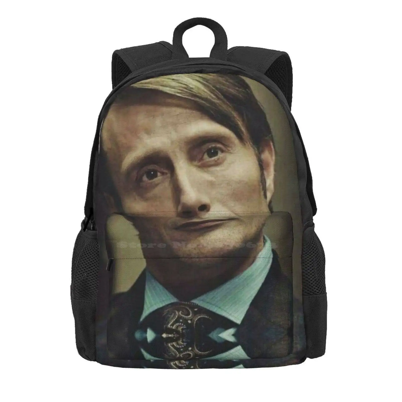 Your Going In The Soup Meme Hot Sale Schoolbag Backpack Fashion Bags Hannibal Lecter Meme Hannibal Movie Mads Mikkelsen Actor I