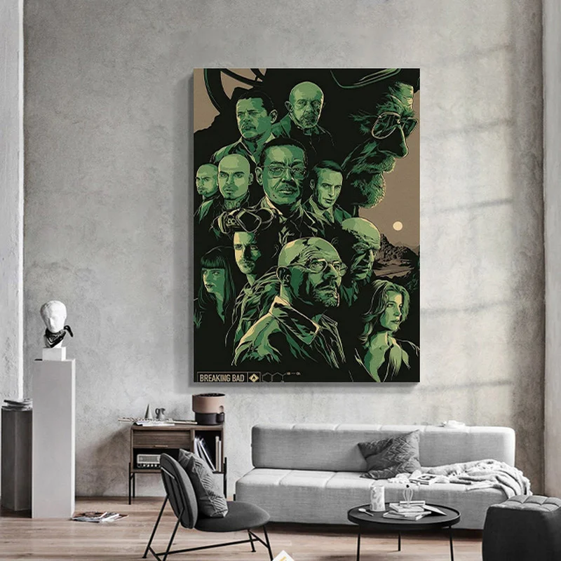 Breaking Bad Poster Classic TV Series Movie Canvas Painting Wall Art Prints Pictures For Living Room Modern Home Decor Cuadros