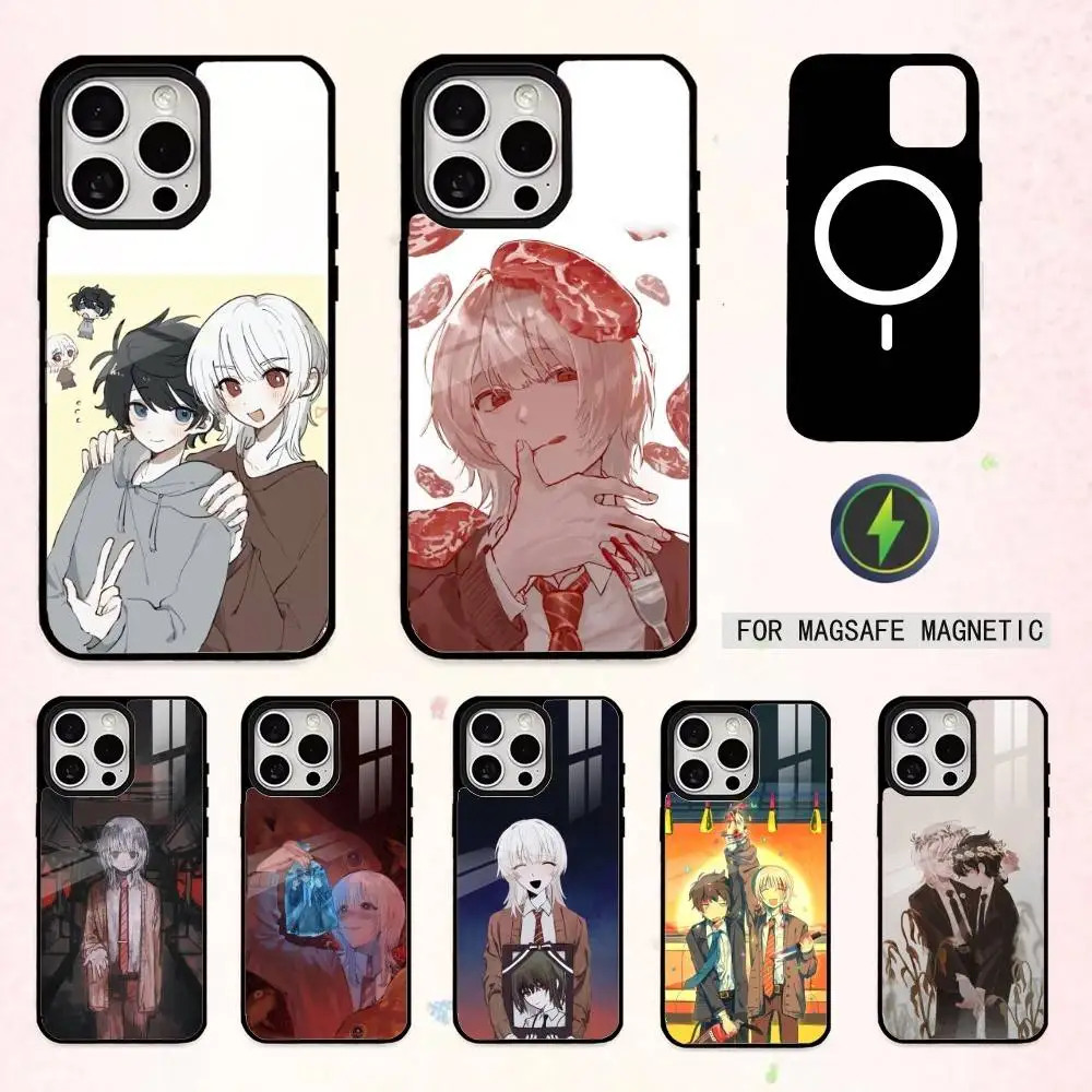 

D-Dark C-Circus S-Saihate Station Phone Case For iPhone17,16,15,14,13,12,11 Plus,Pro Max Magnetic For Magsafe Wireless Charging