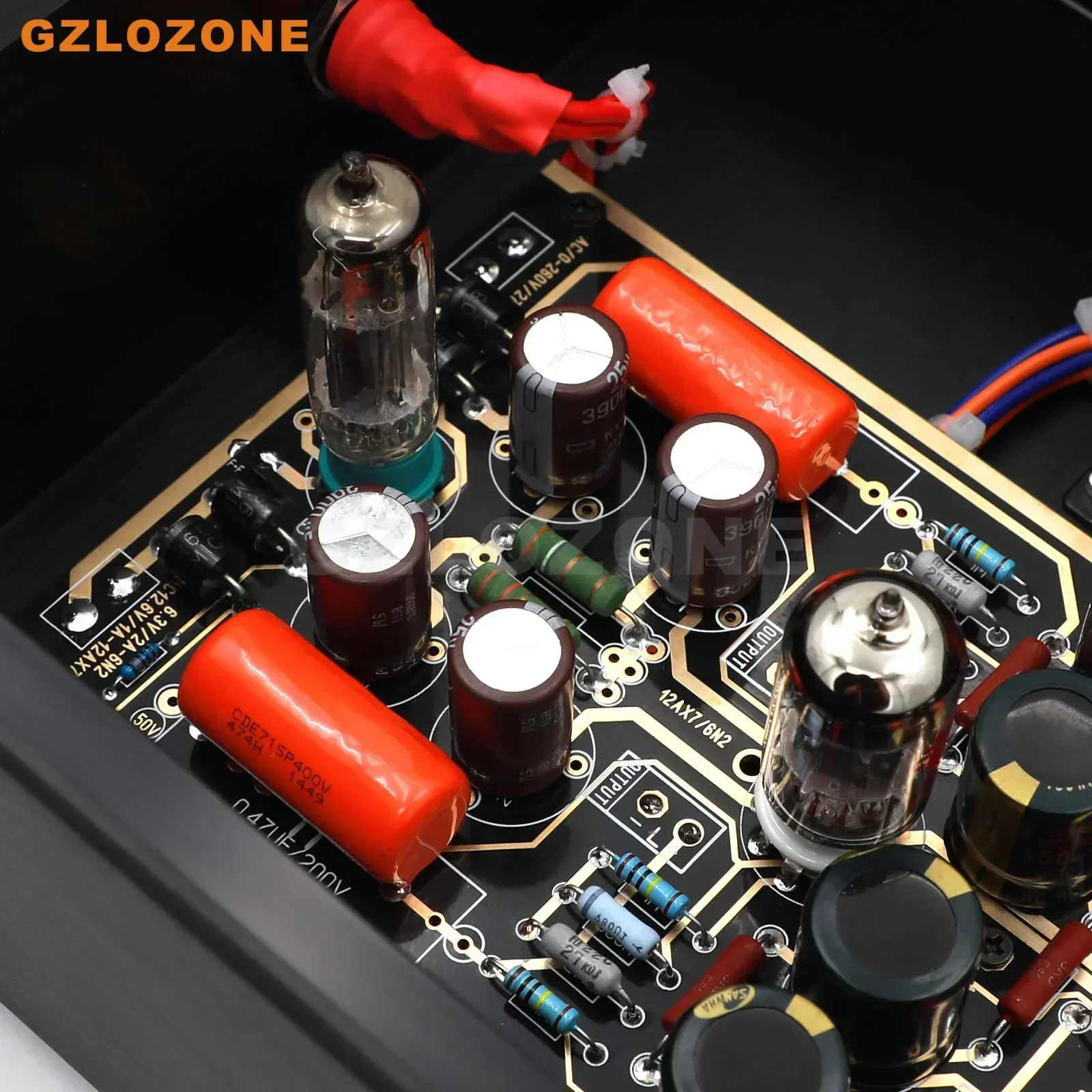 GZLOZONE HI-END A34 Tube ECC83 Phono Amplifier MM RIAA Turntables Base On Marantz 7