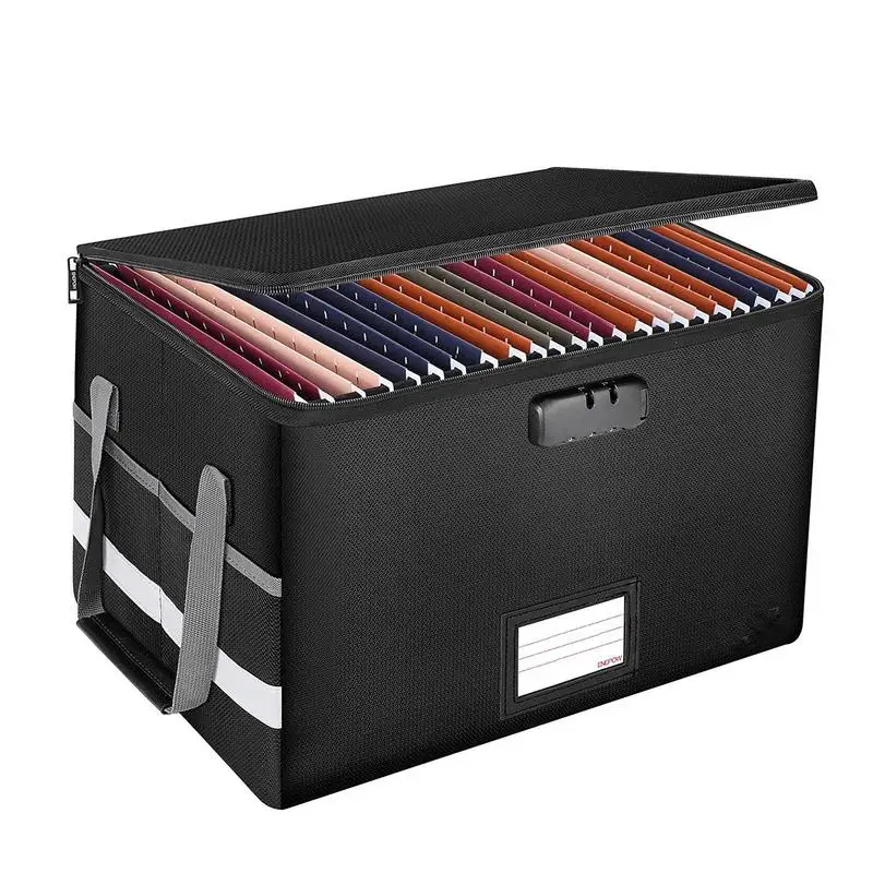 

Fireproof Box For Documents Fireproof Safe Box Waterproof Fireproof Box Portable Fireproof Document Bag With Lock Filing Cabinet