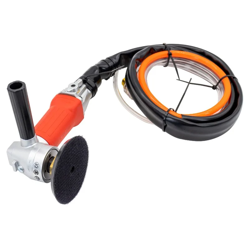 

Handheld Pneumatic Water Grinder Ceramic Tile Marble Stone Wet Polishing Pneumatic Tool Air Sanding Grinding Machine