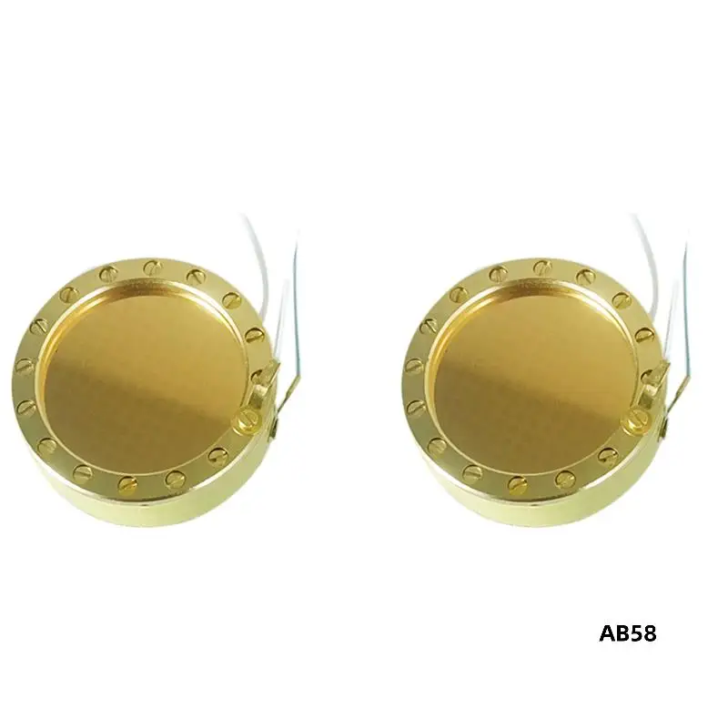2X Microphone Diaphragm Core Capsule Large Diaphragm Condenser Microphone Accessories 34MM For Studio Record