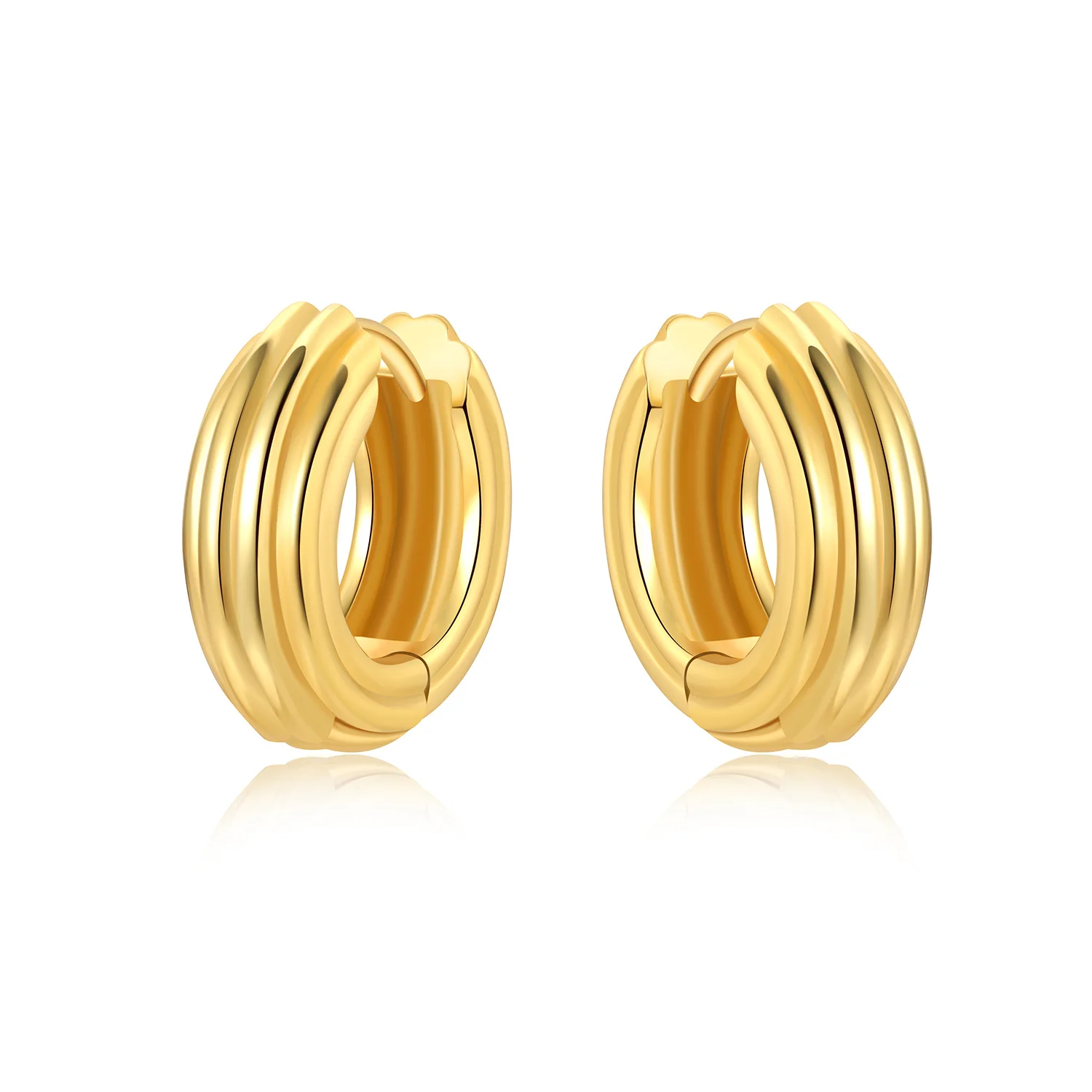 Orstarry S925 Sterling Silver Earrings Versatile Texture Basic Earrings For Women Birthday Gift Silver Jewelry