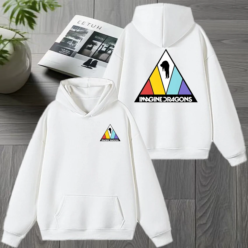 

IMAGINE DRAGONS Tour 2025 Double Sided printed Winter New in Hoodie Men women vintage Fleece Sweatshirt Unisex Casual pullovers