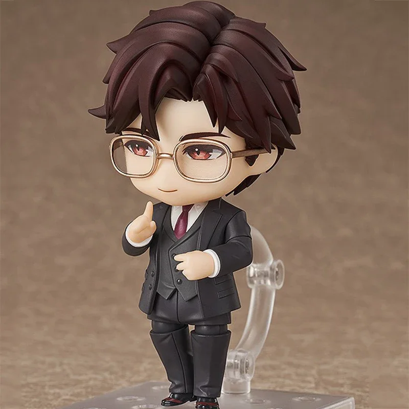 Figura de Anime GSC Evan de 10cm, 2075 Nendoroid Lu Chen, juguete versión Q, modelo de figura de acción ligera y nocturna, colección de PVC, regalo