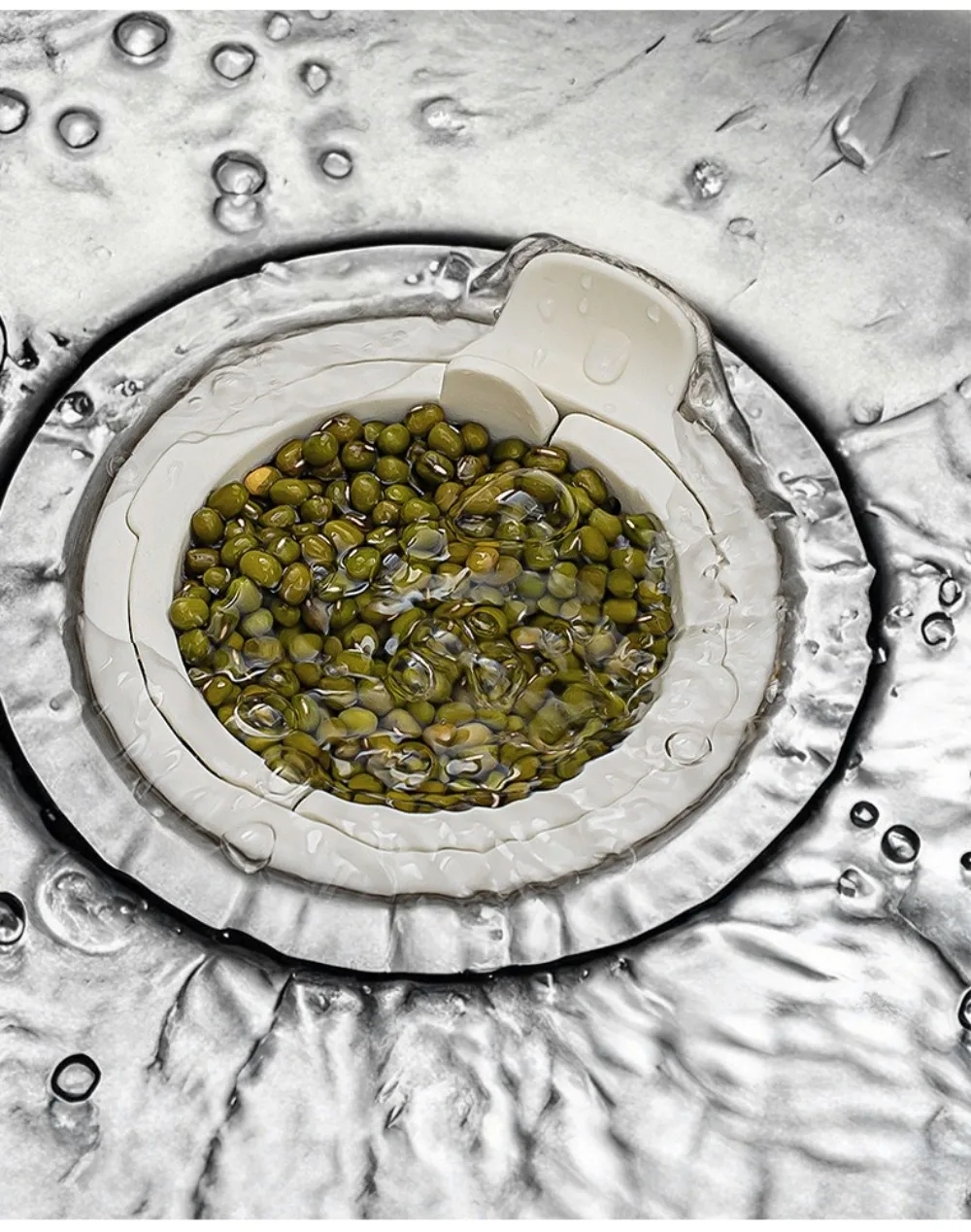 Фильтр для кухонной раковины, портативные фильтры, сливной уловитель для волос, предотвращает блокирование, универсальный фильтр для раковины, утолщенный кухонный мусор