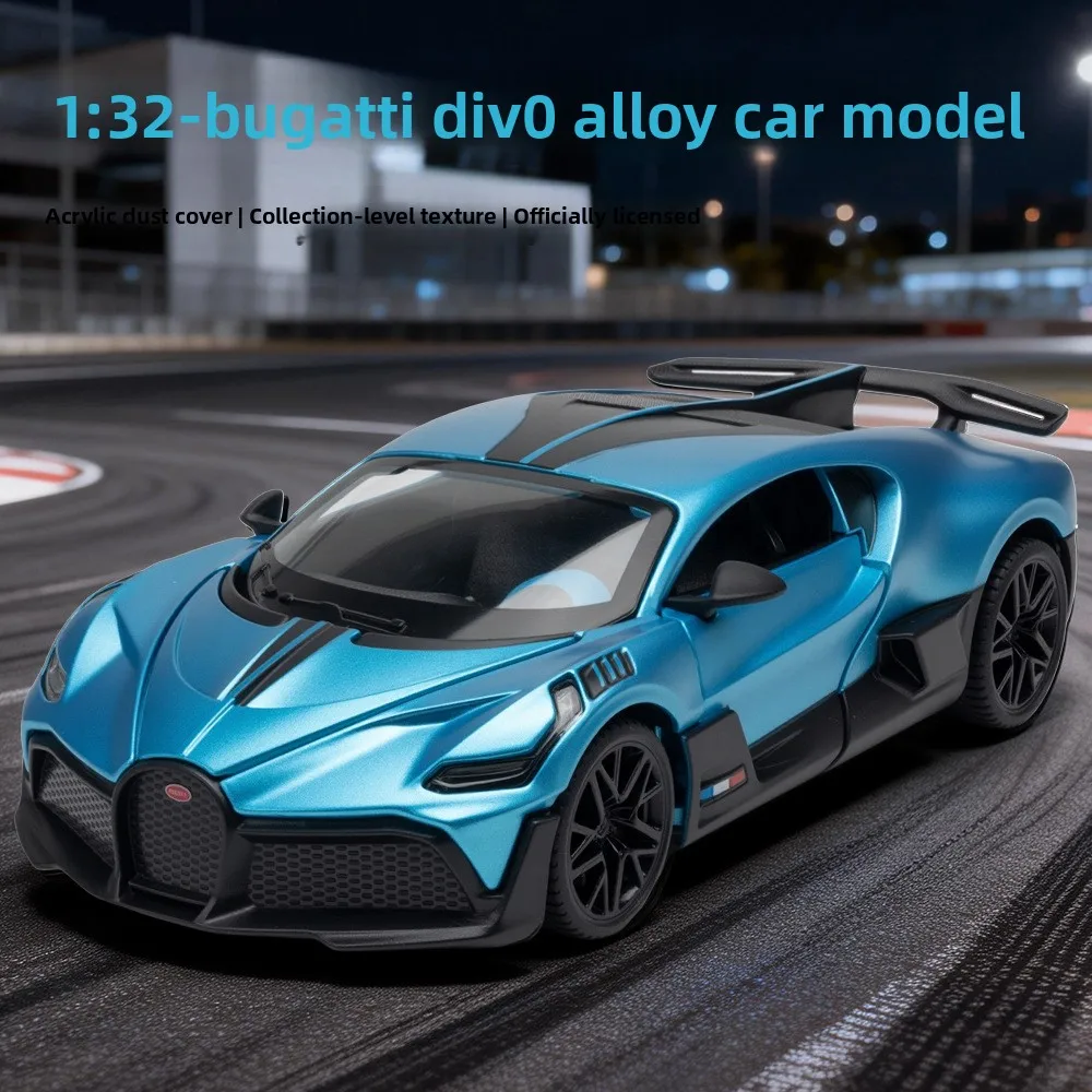

Модель спортивного автомобиля DIVO из акрила и сплава, масштаб 1:32, в коробке, статическая, настольное украшение, игрушка-головоломка, высококачественный коллекционный подарок