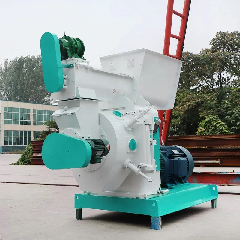 Factory Price 1-2 Ton Per Hour Animal Feed Pellet Processing Machine for Chicken Pig Food Making