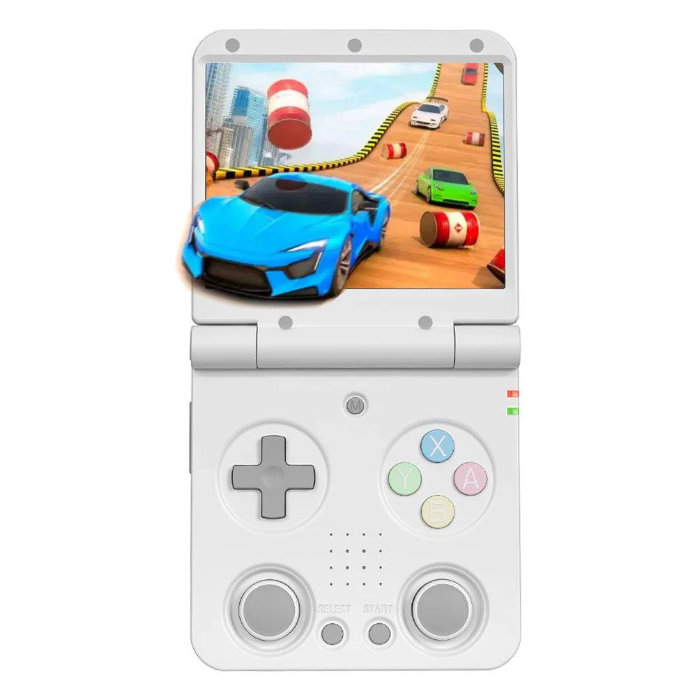 MIYOO Flip V2 Handheld Game Spelers 3.5''IPS Scherm Linux Systeem Klassieke Draagbare Video Game Consoles Opbergtas Gamer Gift - afbeelding 2
