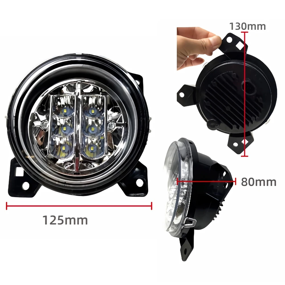 Indisde 24V LED Headlight Fog Lights For Scania Truck R450 G440 G450 P380 P410 R620 Front DRL Day Light With Connector Plug Part