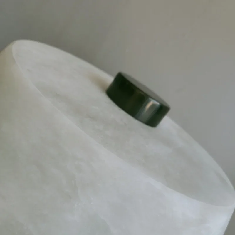 مصباح طاولة غرفة النوم من الرخام الإسباني، طراز بسيط، غرفة المعيشة، غرفة الدراسة، فندق LED، تركيبات إضاءة منزلية #4