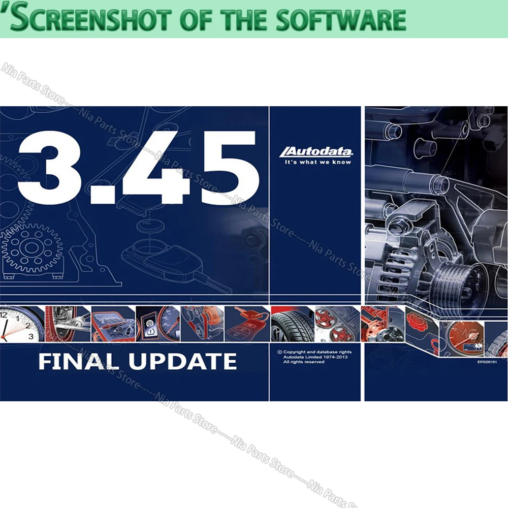 Альпимы проводки Autodata 3,45, установка данных, видео, программное обеспечение Autodata, диагностика для автомобилей, инструменты для проверки