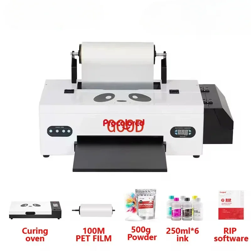 Procolored A3+ R1390 Dtf Printer Direct To Film Printing Machine With curing oven For T-Shirts And Textile Impresora Dtf