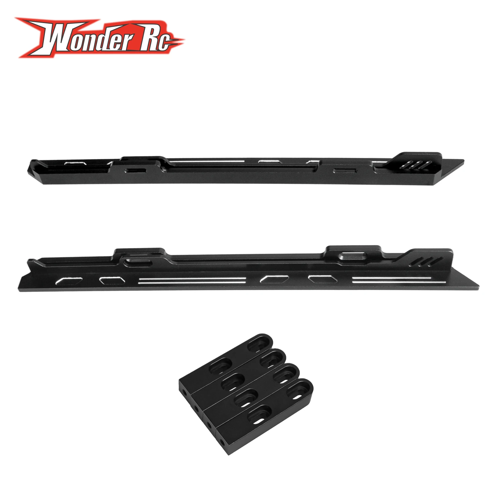 Left and Right Foot Pedals for Rlaarlo MK07 OP Accessories Metal Upgrade Parts Rc Crawler Car Truck Buggy