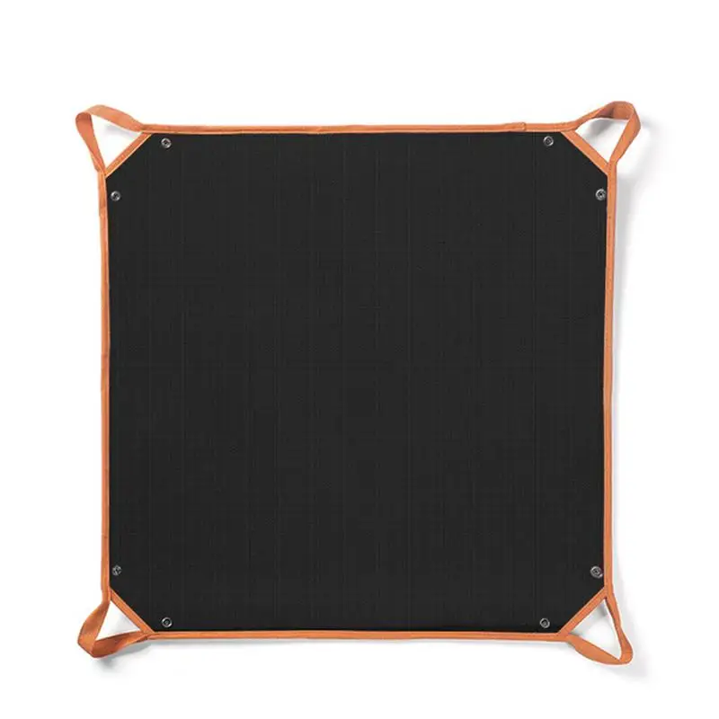 

Silicone Fire Pit Mat Dual Sided Barbecue Grill Mats With Handle Square High Temperature Resistant Grilling Fireproof Pads